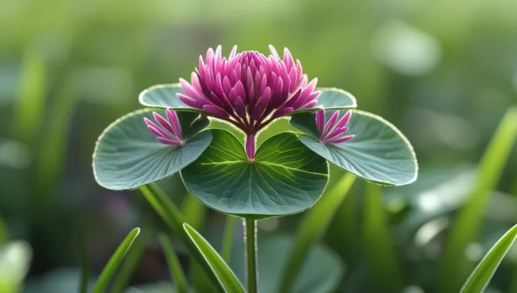 Mor Çiçeklerin Fısıltısı: Çayır Üçgülünün Topraktan Şifaya Uzanan Kadim Hikayesi