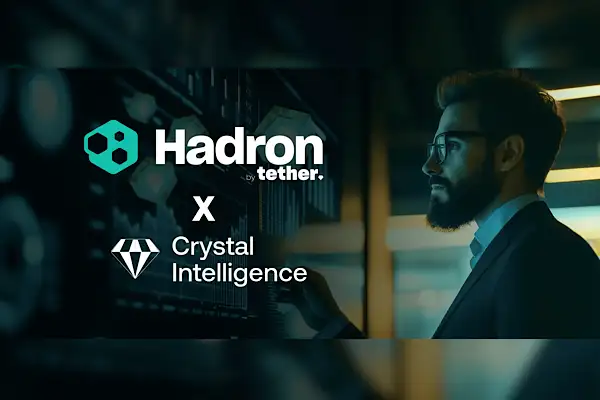 Hadron by Tether ve Crystal Intelligence, gerçek dünya varlıkları için uyumu güçlendiriyor