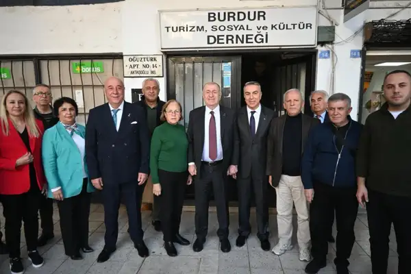 Özdağ'dan Antalya Burdur Turizm ve Kültür Derneğine ziyaret