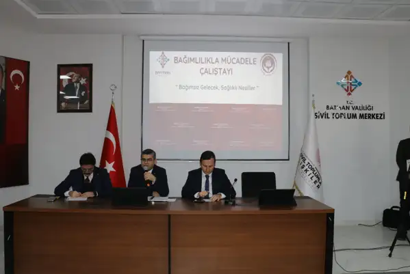 Batman'da Bağımlılıkla Mücadele Çalıştayı düzenlendi