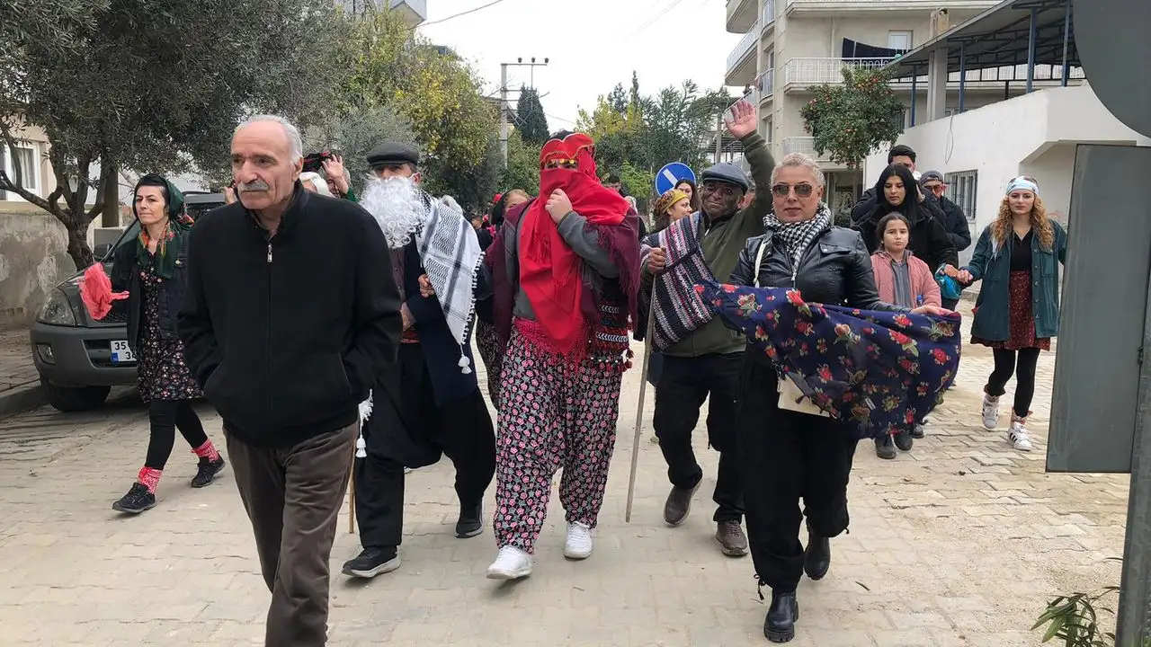 Aydın’da yeni yıl öncesi Çeştepe’de Gağan sofrası kuruldu