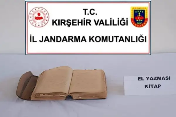 Kırşehir’de Osmanlı dönemine ait tarihi eser ele geçirildi