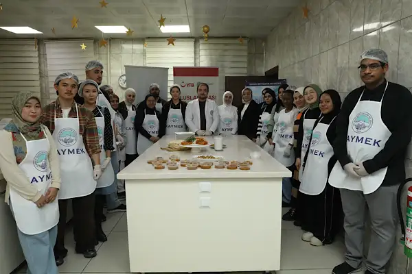 KAYMEK'ten yabancı öğrencilere yemek kursu