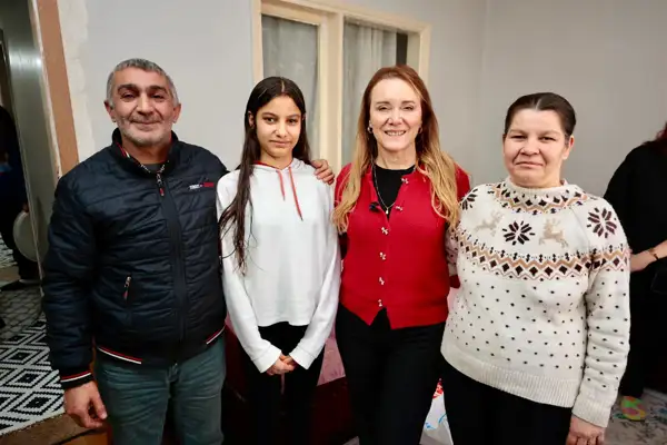 Başkan Mutlu, yeni yıl öncesi ev ziyaretleri gerçekleştirdi