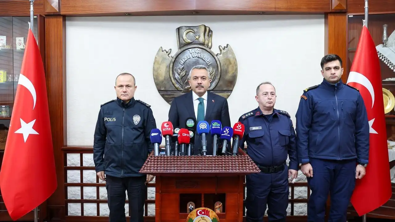 Vali Baydaş açıkladı; Rize’de suç oranları düştü