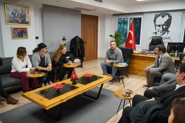 Bornova Kent Konseyi Engelli Hakları Çalışma Grubu, Başkan Eşki'yi ziyaret etti