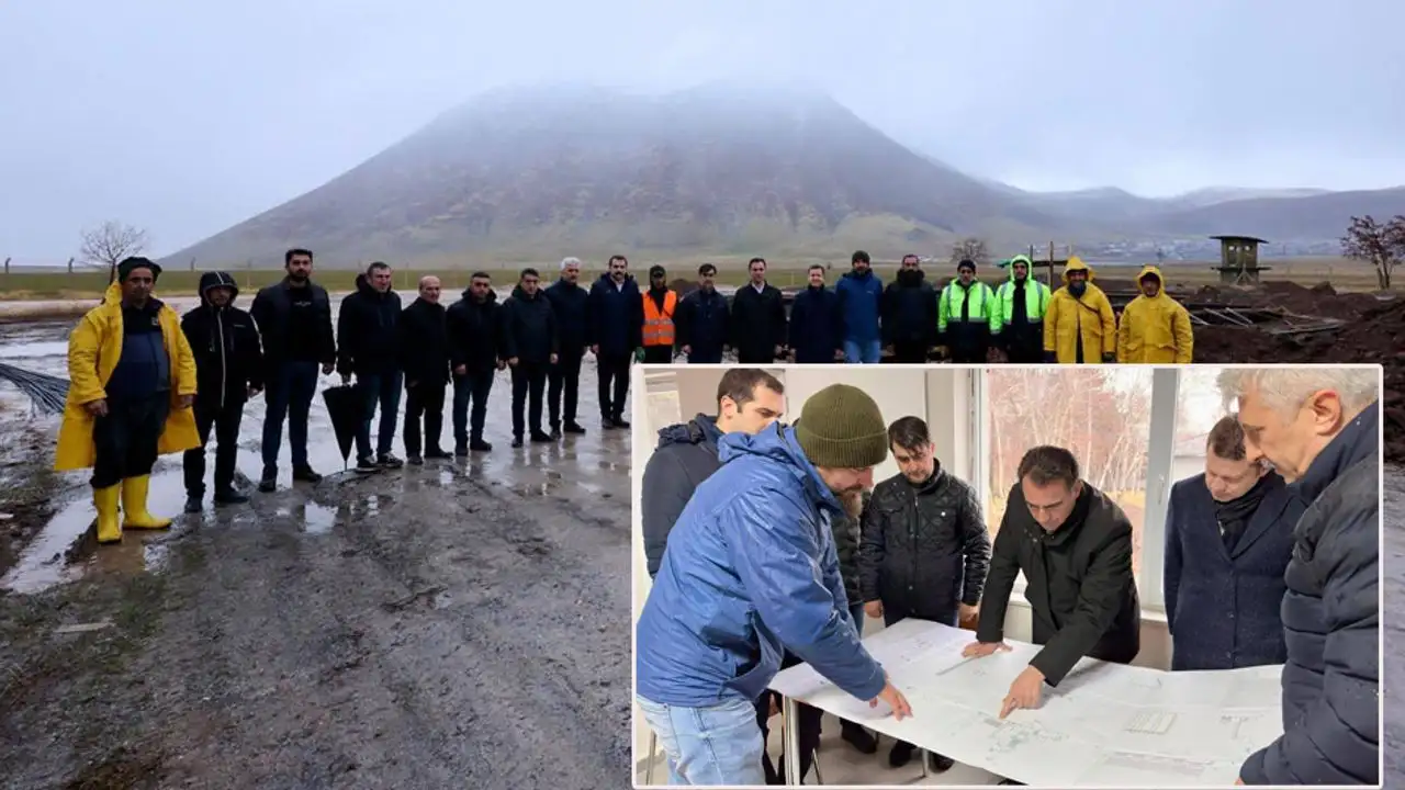 Bitlis’te yeni asfalt tesisi için saha incelemesi