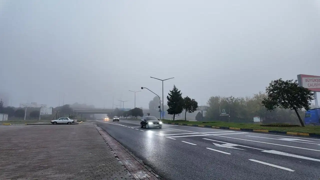 Aydın'a sis çöktü