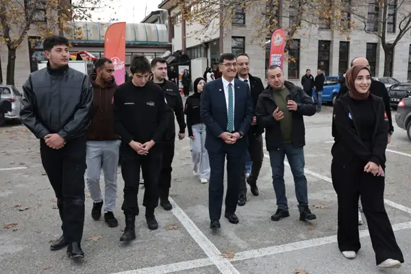 Başkan Kahveci, genç mühendis adaylarıyla bir araya geldi