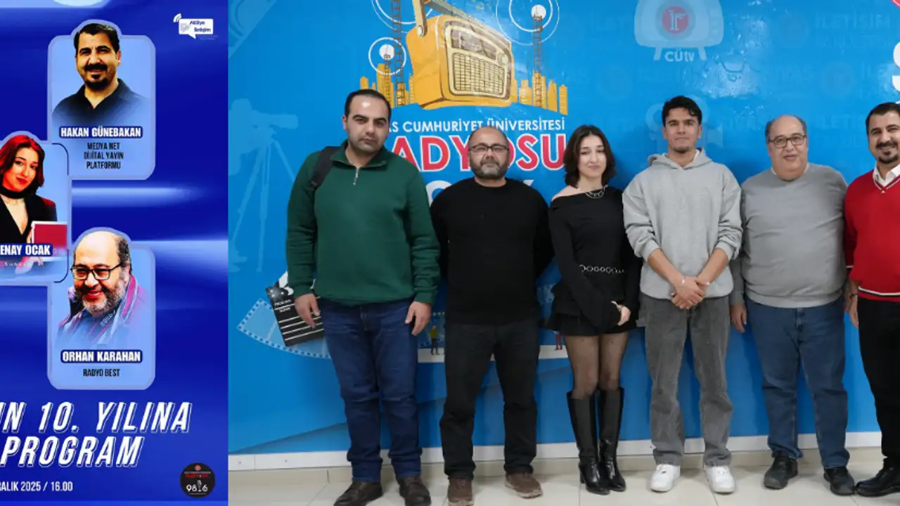 Radyocular CÜ radyonun 10. Yılına özel yayına konuk oldular