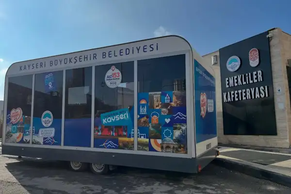 Kayseri Mobil Beyaz Masa birimi, emeklilerle buluştu