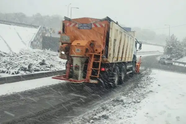 Gaziantep’te karla mücadele 
