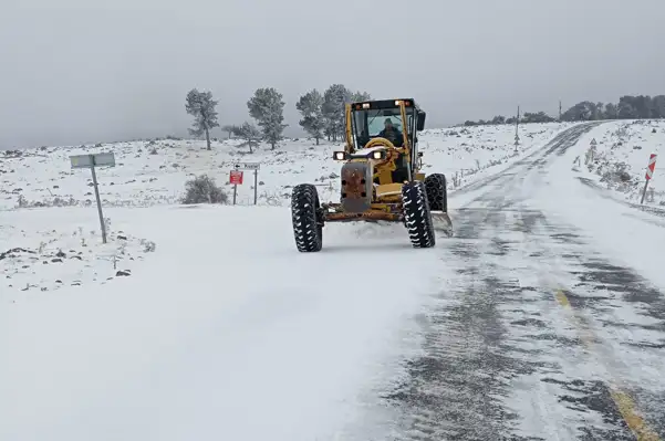 Bursa'da kar yağışı başladı