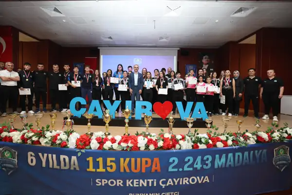 Çayırovalı sporculardan 2025’te 354 madalya, 14 kupa
