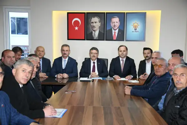 Başkan Genç, Şalpazarı'nda muhtarlarla buluştu