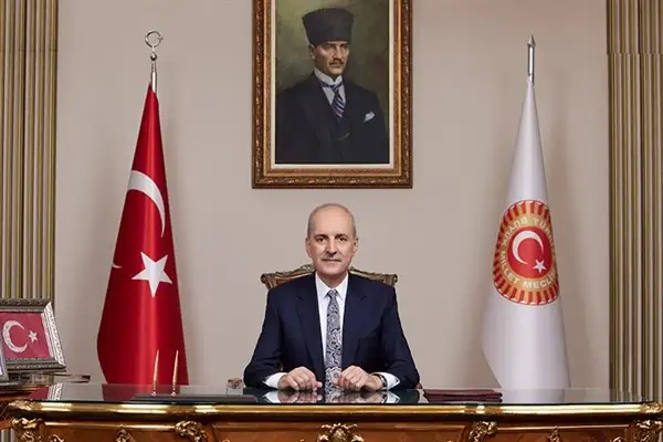 TBMM Başkanı Kurtulmuş, Buldan ve Sancar'ı kabul etti