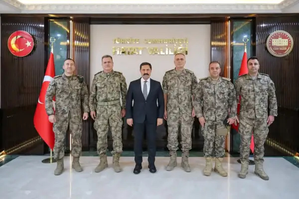 Hatay Valisi Masatlı, Özel Harekat Daire Başkanı Hayal’i ağırladı
