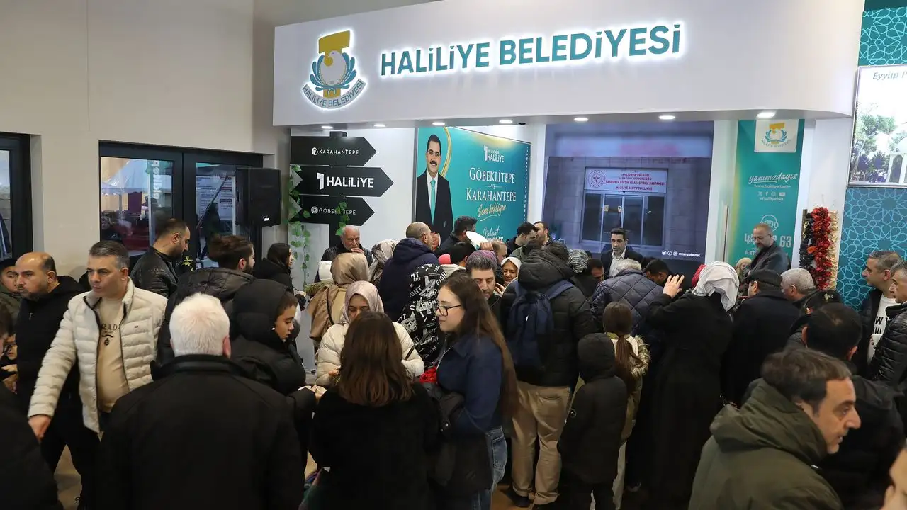 Haliliye Belediyesi standına büyük ilgi