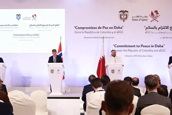 Katar: Doha Anlaşması Kolombiya’da barışa giden sorumlu geçişin çerçevesini oluşturuyor