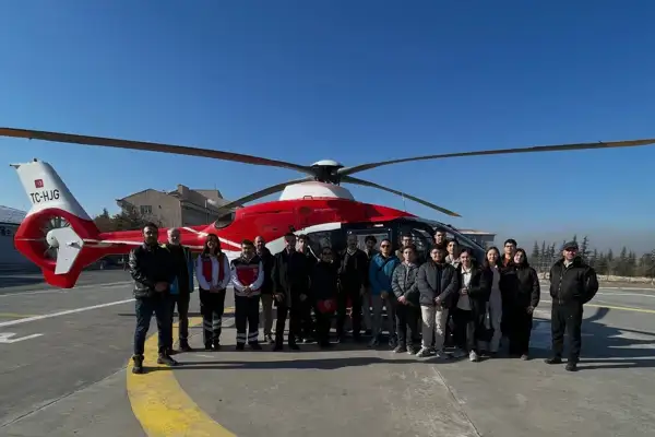 Kayseri Bilişim Akademisi öğrencileri, havacılık teknolojilerini yerinde inceledi
