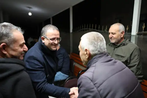 Başkan Gökçe, vatandaşlarla bir araya geldi