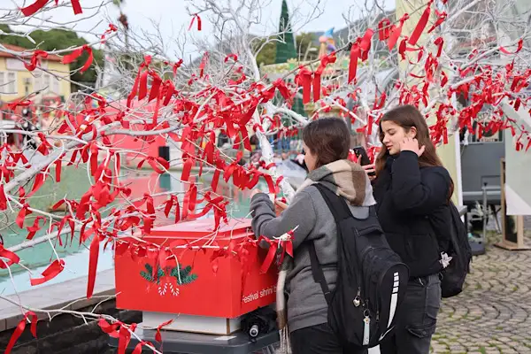 Marmaris Yeni Yıl Festivali’nde dilek kutusu kuruldu