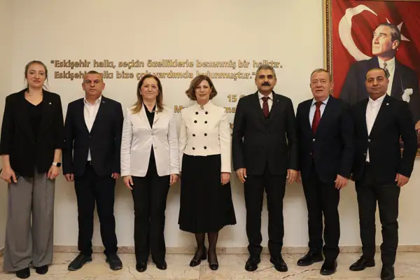 DİSk heyetinden Başkan Ünlüce'ye ziyaret