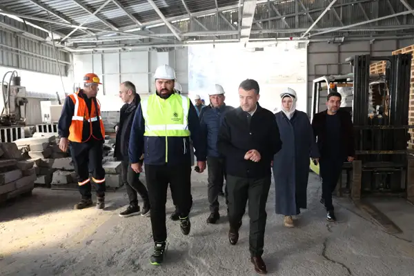 Başkan Doğan'dan üretim tesislerine ziyaret