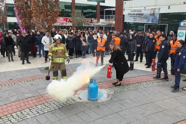 MASKİ’de yangın tatbikatı düzenlendi 