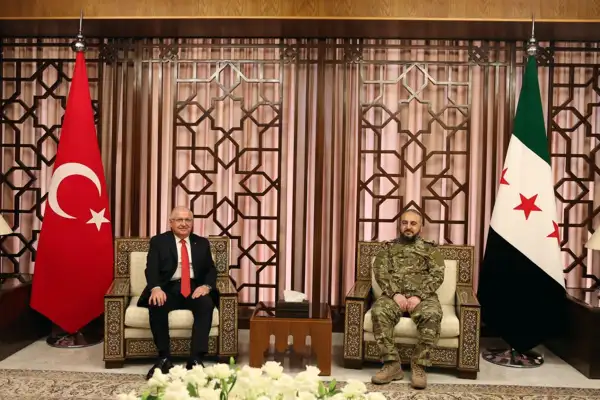 Bakan Güler, Suriye Savunma Bakanı Ebu Kasra ile görüştü