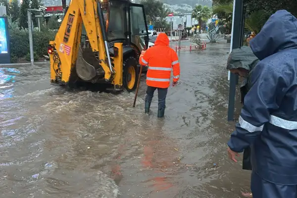 Bodrum’da metrekareye 45 kilogram yağış düştü