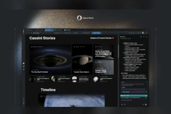 Opera, deneysel yapay zeka destekli tarayıcısı Opera Neon’u genel kullanıma açtı