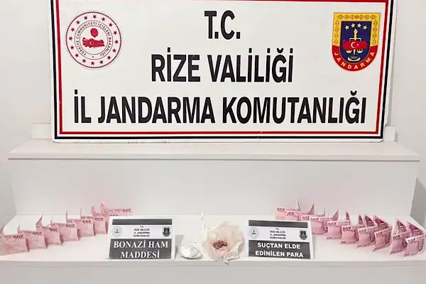 Rize’de “Uyuşturucu ve Uyarıcı Maddelerle Mücadele” operasyonu