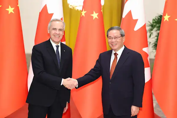 Çin ve Kanada Başbakanları bir araya geldi