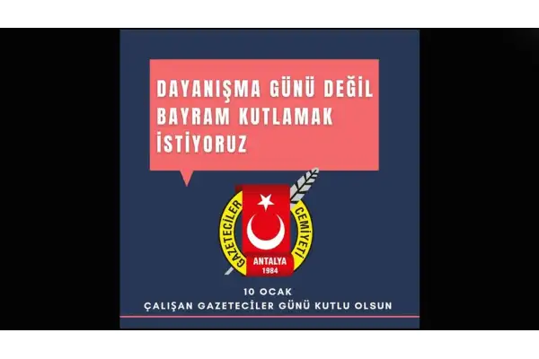 “Dayanışma günü değil, bayram kutlamak istiyoruz''