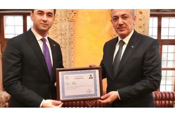 Mardin Valisi’nden Midyat Kaymakamı’na başarı belgesi