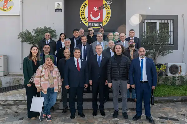 Başkan Seçer’den Mersin Gazeteciler Cemiyeti’ne ziyaret