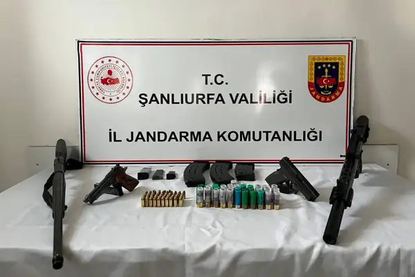 Şanlıurfa'da 3 adet ruhsatsız tabanca ele geçirildi