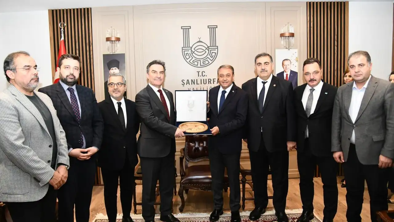 TİMBİR Heyetinden Şanlıurfa Valisi Hasan Şıldak’a ziyaret