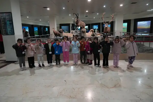 Keçiören'de öğrenciler Şehit Cuma Dağ Tabiat Tarihi Müzesi’ni ziyaret etti