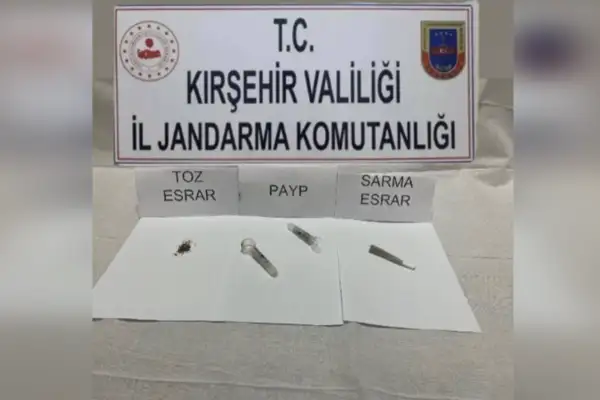 Kırşehir'de uyuşturucu operasyonu