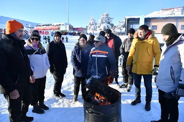 Başkan Büyükkılıç, Erciyes Kayak Merkezi’nde inceleme yaptı