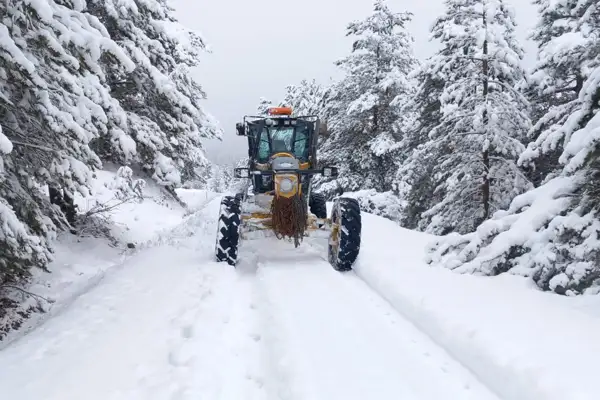 Eskişehir’de karla mücadele 