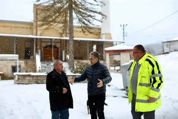 Deviren’den karla mücadele çalışmalarına yerinde inceleme