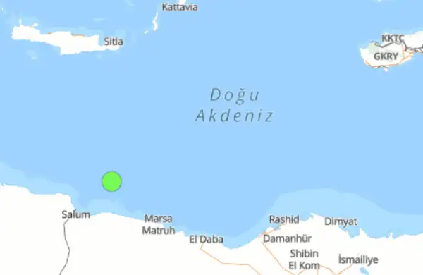 Girit Adası'nda deprem