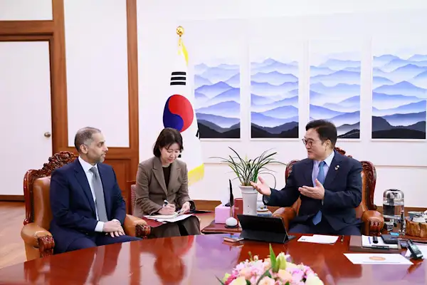 Al Hamar, Güney Kore Ulusal Meclisi Başkanı Won’la görüştü