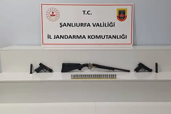  Şanlıurfa’da ruhsatsız silah operasyonu