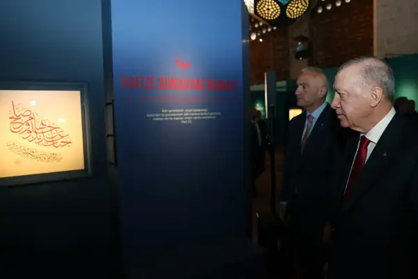 Erdoğan, Hane İslam Eserleri Sergisi Açılış Programı'na katıldı