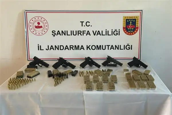 Şanlıurfa’da ruhsatsız silah operasyonu