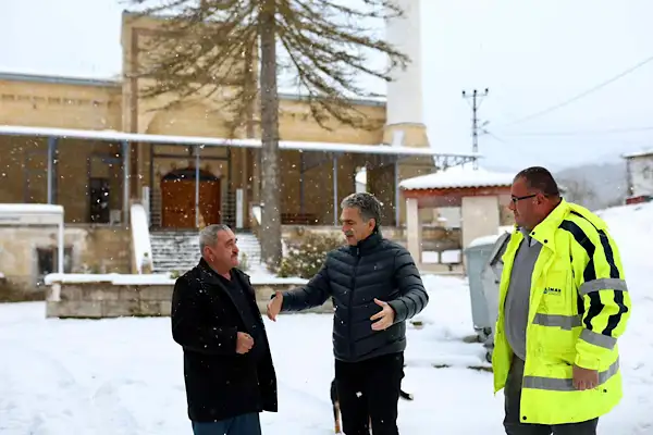 Gemlik’te karla mücadele saha ziyaretleriyle denetlendi